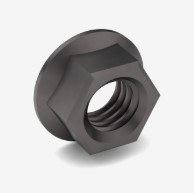 5/8" - 11 NC GRADE 8 FLANGE NUTS, NON-LOCKING - PHOSPHATE &amp; OIL FINISH